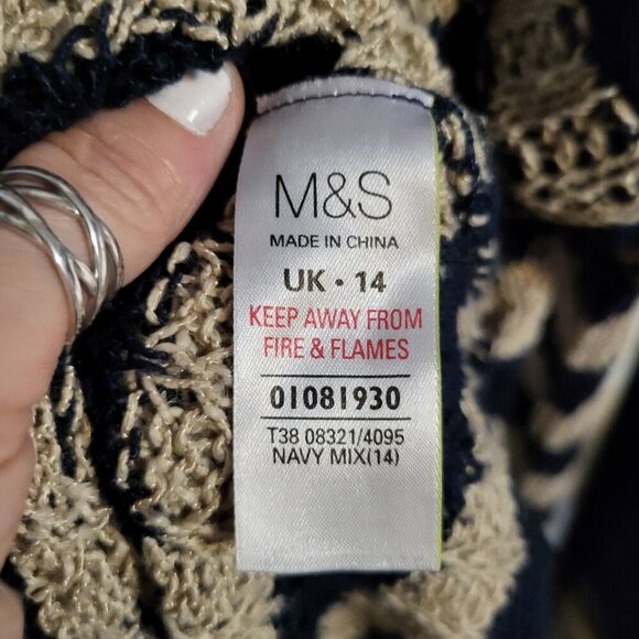 MARKS & SPENCER WOMANS KNIT SWEATER SZ  UK14 - Picture 3 of 4